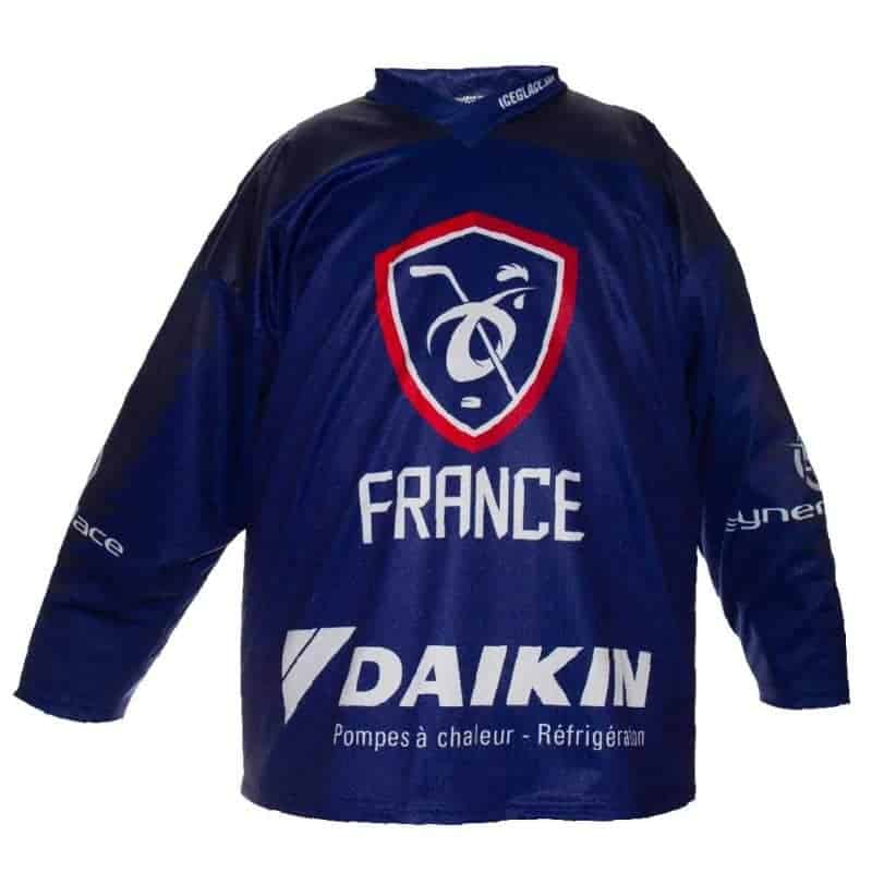 Maillot Hockey France officiel 2019 Standard Bleu